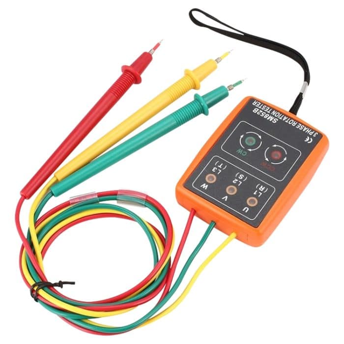 SM852B 3 Phase -Rotationstester -Indikatordetektormesser (orange) – Bild 3