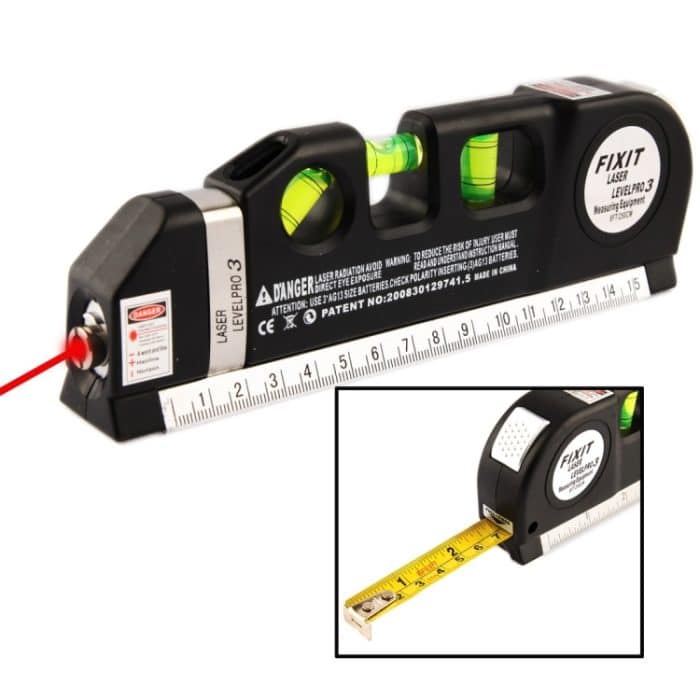 Level Laser Aligner Horizon Vertikales Maßband – Bild 1