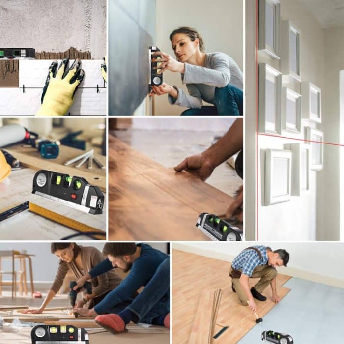 Level Laser Aligner Horizon Vertikales Maßband – Bild 13