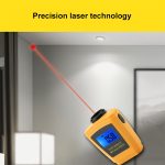 Mini-Ultraschall-Entfernungsmesser mit Laserpointer (orange) – Bild 6