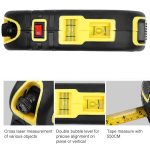 Laserniveau mit Tape Measure Pro (550 cm), LV-05 (gelb) – Bild 5