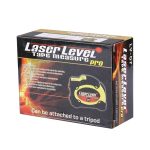 Laserniveau mit Tape Measure Pro (25 Fuß) und Gürtelclip / Kann am Stativ befestigt werden (gelb) – Bild 6