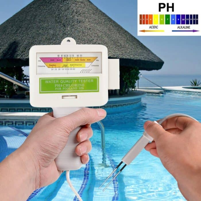 Home Schwimmbad Wasser PH / CL2 Tester, Kabellänge: 1,2m – Bild 2
