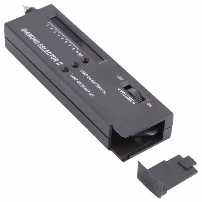 Diamantwähler LL mit LED-Anzeige, DC 9V-Batterie (schwarz) – Bild 3