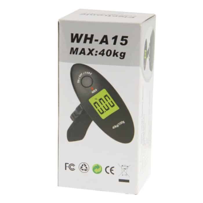 40 kg x 100 g LCD-Waage für elektronisches Reisegepäck (WH-A15) – Bild 7
