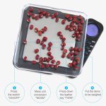 Professionelle digitale Taschenskala (0,1 g ~ 500g) – Bild 5