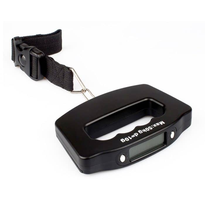 50 kg elektronische Reisegepäckwaage (schwarz) – Bild 4
