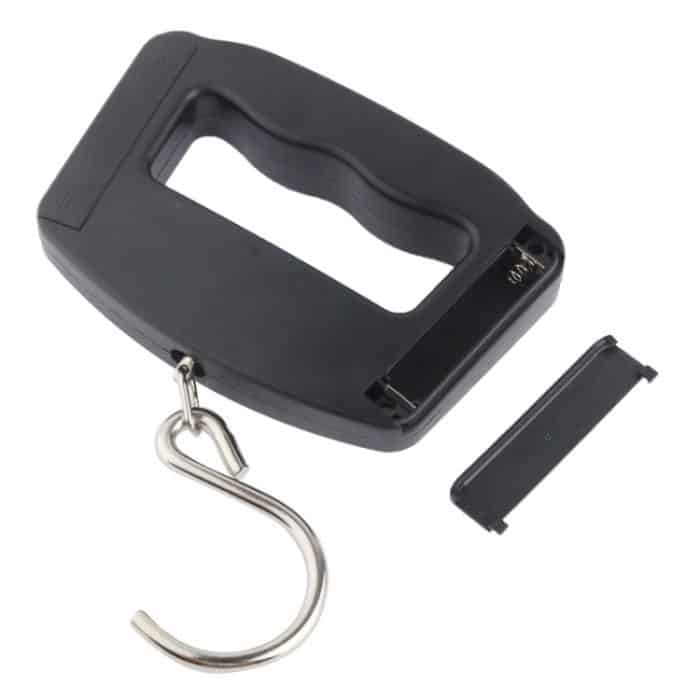 50 kg x 10 g LCD-Waage für elektronische Reisegepäckhaken (schwarz) – Bild 5