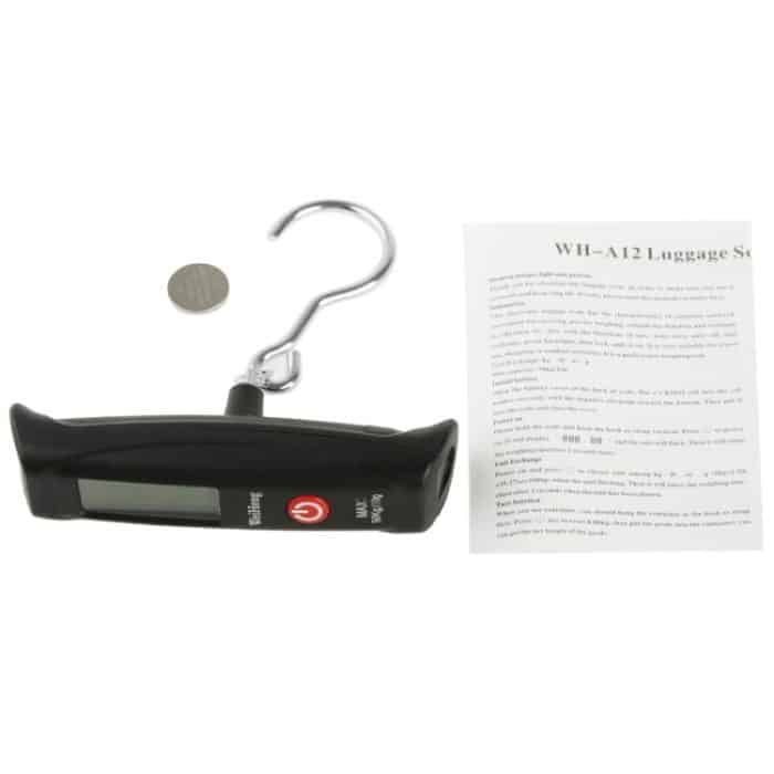 A12 Tragbare elektronische Gepäckwaage (50 kg / 10 g) – Bild 5