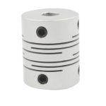 CNC-Schrittmotor-flexibler Kupplungskoppler (6x6mm) (Silber) – Bild 3