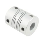 Flexibler Kupplungskuppler für CNC-Schrittmotoren (6,35 x 8 mm) (Silber) – Bild 2
