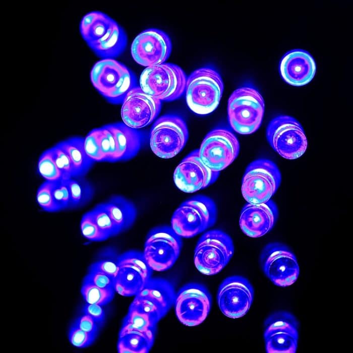 Für Weihnachtsfeier, 30 LEDs, 2-Modus-Blitz, batteriebetrieben, 3m Blue Light, 3m Red Light, 3m Warm White, 3m White Light, 3m Pink Light, 3m Green Light, 3m Purple Light, 3m Yellow Light – Bild 7