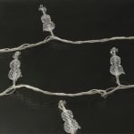 7m Violine Anhänger Dekoration Lichterketten, Mehrfarbiges 30-LED-Licht (AC 12-240V / EU-Stecker) (weiß) – Bild 5