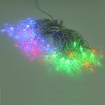 7m Pentastar Anhänger Dekoration Lichterketten, Mehrfarbiges 30-LED-Licht (AC 12-240V / EU-Stecker) (transparent) – Bild 3