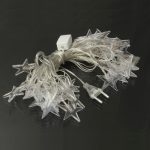 7m Pentastar Anhänger Dekoration Lichterketten, Mehrfarbiges 30-LED-Licht (AC 12-240V / EU-Stecker) (transparent) – Bild 4