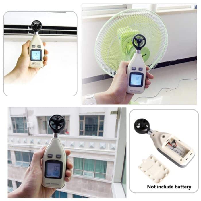 BENETECH Digital Electronic Anemometer (GM816A) (Weiß) – Bild 8