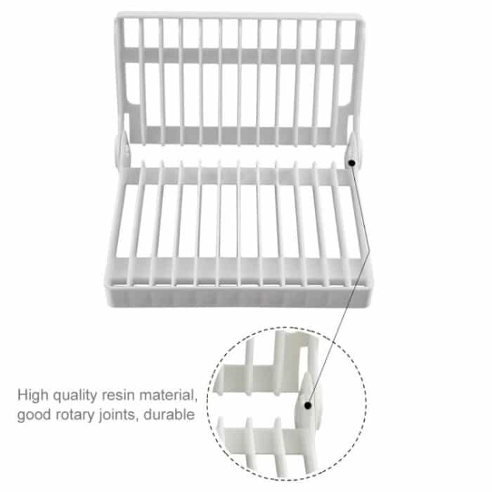 Faltbarer Tellerhalter für Tropfgestell (weiß) – Bild 6