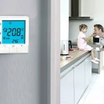 Elektrisches Fußbodenheizungssystem LCD-Display Programmierbarer Raumthermostat (Schwarz) – Bild 11