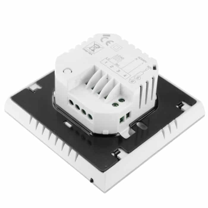Elektrisches Fußbodenheizungssystem LCD-Display Programmierbarer Raumthermostat (Schwarz) – Bild 4