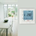 Elektrisches Fußbodenheizungssystem LCD-Display Programmierbarer Raumthermostat (Schwarz) – Bild 10