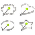 4 PCS Edelstahl Spiegelei Pfannkuchenform – Bild 3