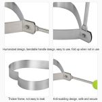 4 PCS Edelstahl Spiegelei Pfannkuchenform – Bild 5