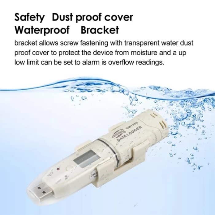 BENETECH GM1365 Digitaler Feuchtigkeits- und Temperaturdatenlogger – Bild 5