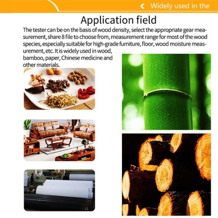 GM630 Digitales Holzfeuchtemessgerät mit LCD – Bild 5