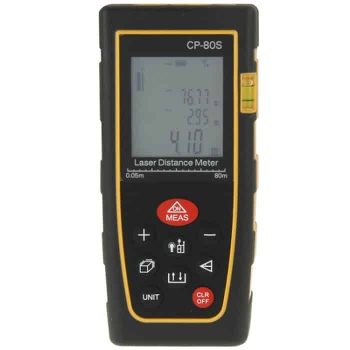 CP-80S Digital Handheld-Laserentfernungsmessgerät, maximaler Messabstand: 80 m – Bild 2
