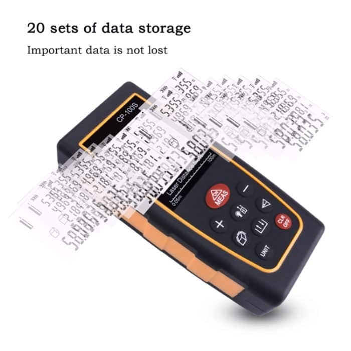 CP-100S Digitaler Handlaser-Entfernungsmesser, maximale Messentfernung: 100 m – Bild 3