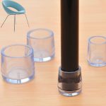 4 PCS Pipe Shaped Chair Cap, Innendurchmesser: 21mm