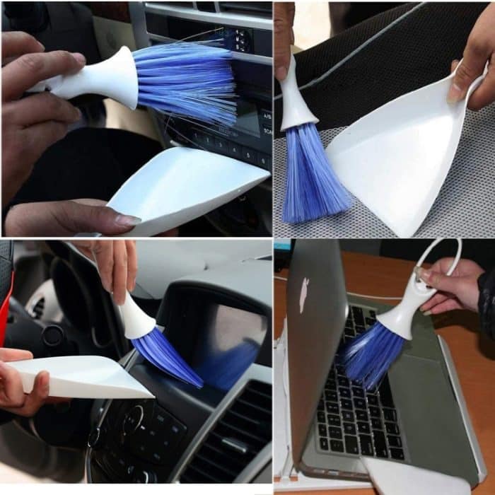 Multifunktionales Clean Shovel Vent Brush Dustpan Besen Set – Bild 6