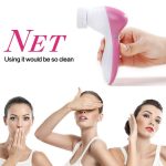 5 in 1 Beauty Care Pinsel Massagegerät Scrubber Gesicht Hautpflege Elektrischer Gesichtsreiniger – Bild 12