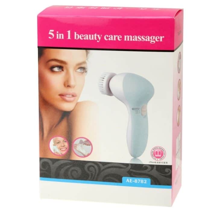 5 in 1 Beauty Care Pinsel Massagegerät Scrubber Gesicht Hautpflege Elektrischer Gesichtsreiniger – Bild 8