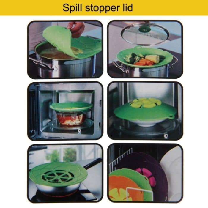 Neue auslaufsichere, flatternde und hitzebeständige Silikontopfabdeckung (Ramdom Color Delivery) – Bild 8