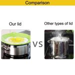 Neue auslaufsichere, flatternde und hitzebeständige Silikontopfabdeckung (Ramdom Color Delivery) – Bild 9