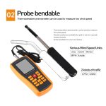 BENETECH GM8903 2,6-Zoll-LCD-Bildschirm Digitaler Heißdraht Windgeschwindigkeit Windtemperatur-Windmesser – Bild 6
