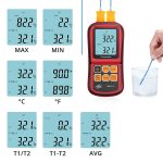 BENETECH GM1312 2,4-Zoll-LCD-Bildschirm Thermoelement-Thermometer Maß J, K, T, E, N und R Typ, Messbereich: -50 ~ 300C – Bild 7