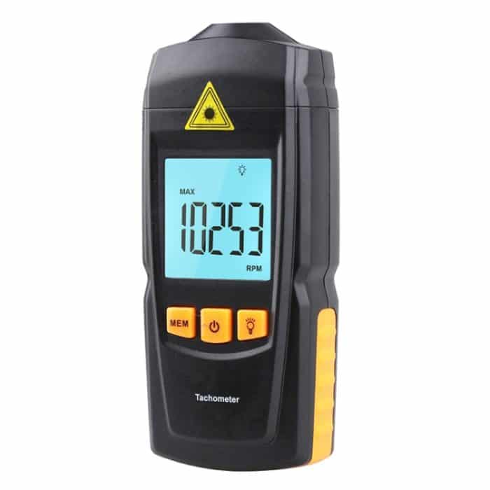 Benetech GM8905 Handheld Digital Laser Tachometer, Reichweite: 2.5-99999RPM – Bild 1