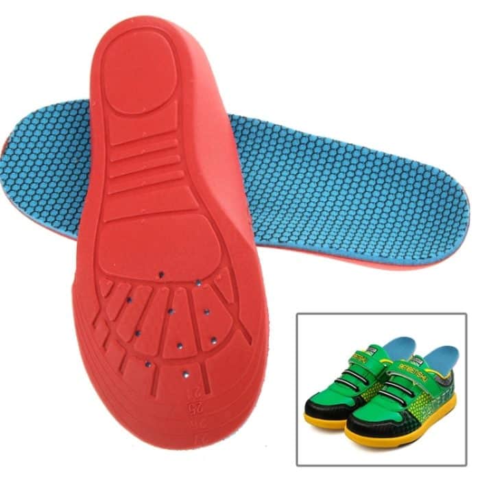 1 Paar Kinder EVA Orthopaedic Arch Support Schuhpolster Sportlaufsohlen, Größe: 18 cm x 6,7 cm – Bild 2