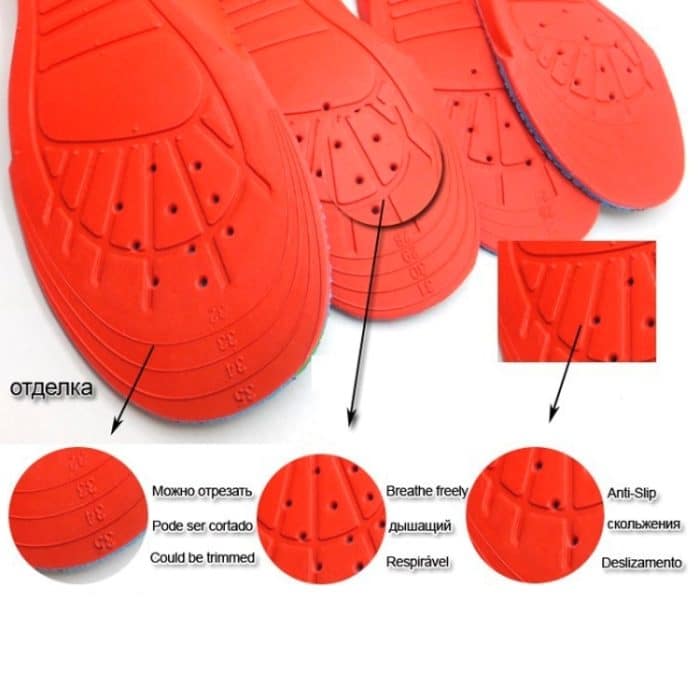 1 Paar Kinder EVA Orthopaedic Arch Support Schuhpolster Sportlaufsohlen, Größe: 18 cm x 6,7 cm – Bild 7