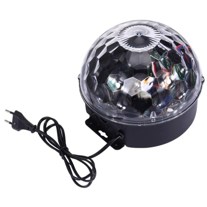 Digitales LED RGB Crystal Magic Ball Bühneneffektlicht, DMX Party Disco DJ Bar Bunte Musterbeleuchtung – Bild 2