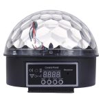 Digitales LED RGB Crystal Magic Ball Bühneneffektlicht, DMX Party Disco DJ Bar Bunte Musterbeleuchtung – Bild 3
