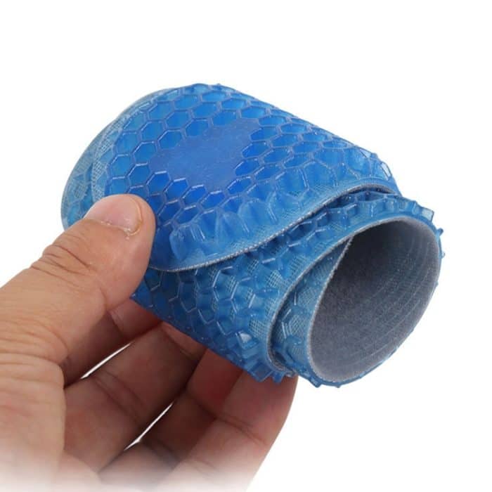 1 Paar Honeycomb Damping Flanell Soft Sportschuhe Einlegesohlen, volle Polster, Größe: S / 35-40yards (Blau) – Bild 5