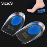 Frauen-Silikon-Gel-Komfort-Fersenschalenpolster, Halbpolster, Größe: S, 1 Pair, Blue, 1 Pair