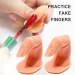DIY Acryl Praxis Fake Finger Modell Nail Art Falsche Tipps Training Display Tool (5 Stück in einer Verpackung, der Preis ist für 5 Stück) – Bild 5