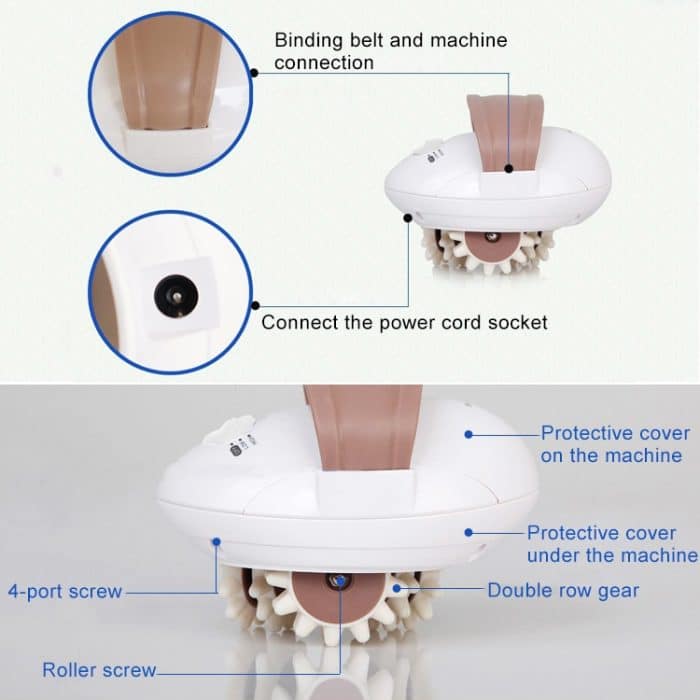 3D Mini Ganzkörper-Abnehmmassagegerät Walze Elektrisch Schlanker Gewichtsverlust Gerät, EU-Stecker – Bild 5