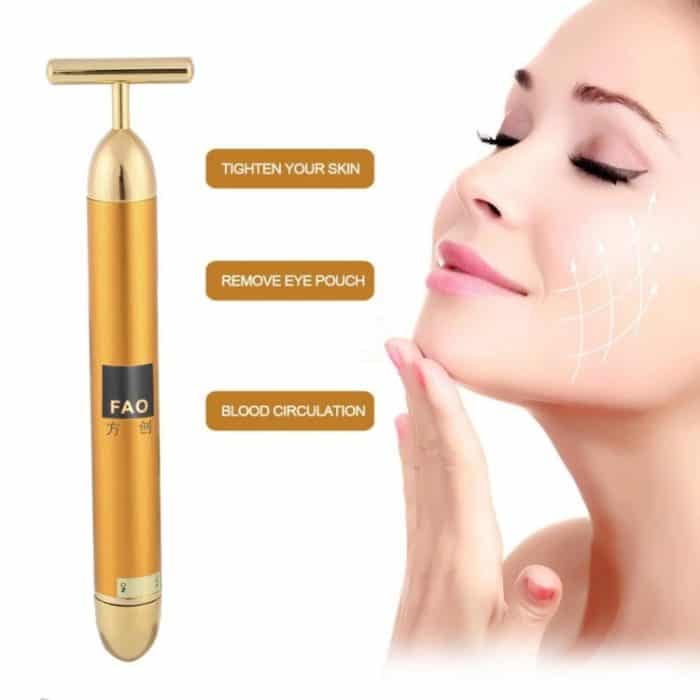 Gesichtsmassage Stick Gerät Elektrische Beauty Bar Gesichtsmassagegerät (6500 Vibrationen pro Sekunde) – Bild 8