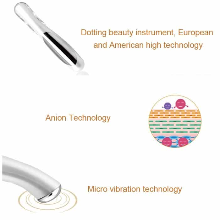 HYJ-825 Augenpflege-Massagegerät, Augen-Falten-Entfernungsstift, Ionen-Vibration, Schönheit, Augencreme, kosmetisches Instrument – Bild 4
