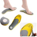 3 Paare Elastizität Orthesenbogen Unterstützung Schuhpad Sport Laufsohlen Einlagen Kissen für Frauen, Größe: 35-40 (Grau) – Bild 6